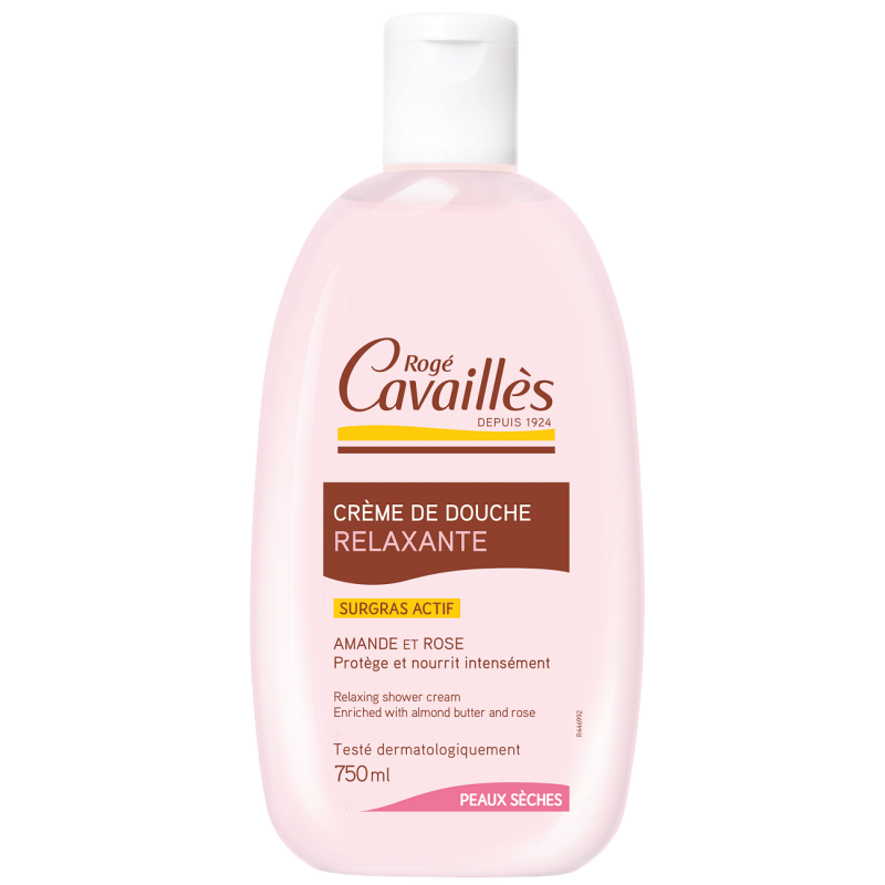 Rogé cavaillès creme de douche relaxante amande bio 750 ml
