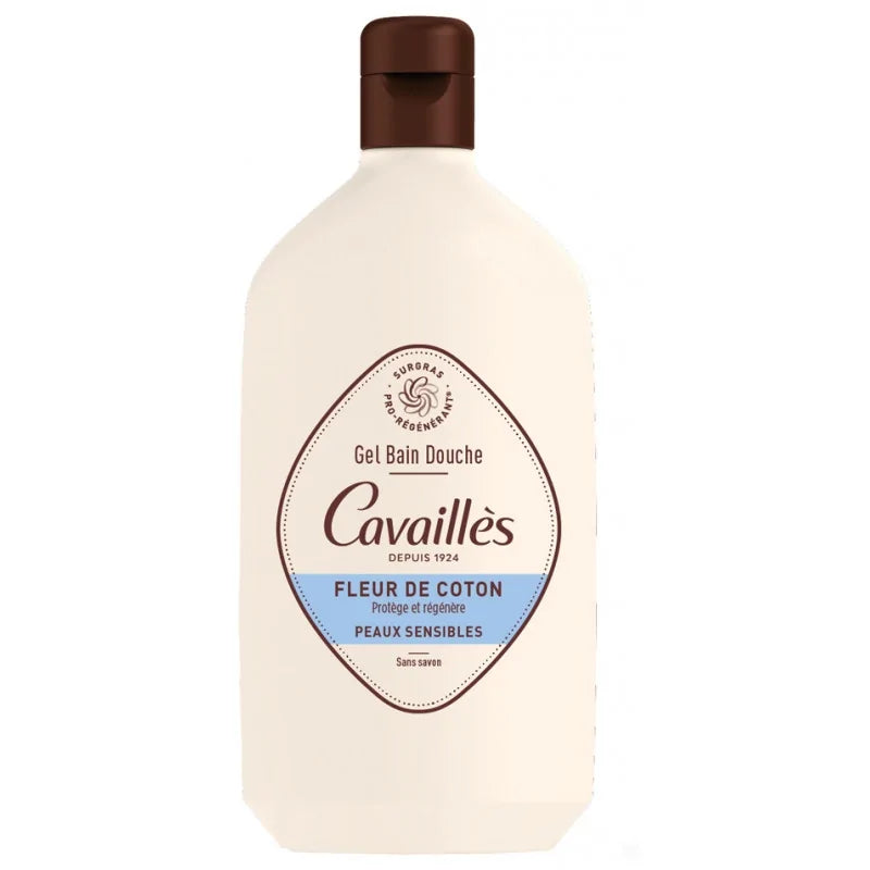 Rogé cavaillès gel surgras bain douche fleur coton 400 ml