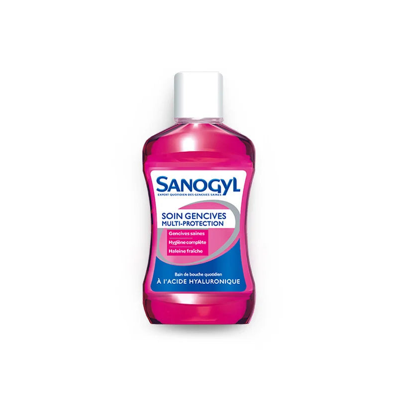 Sanogyl bain de bouche multi protection a l'acide hyaluronique fl 500ml