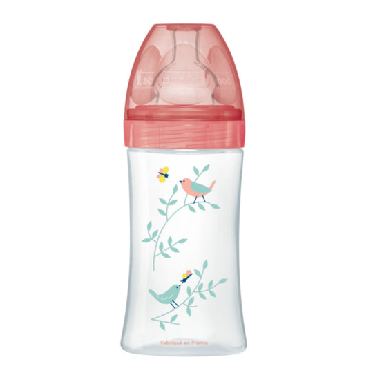 Dodie biberon sensation+ 270 ml jardin 0-6 mois