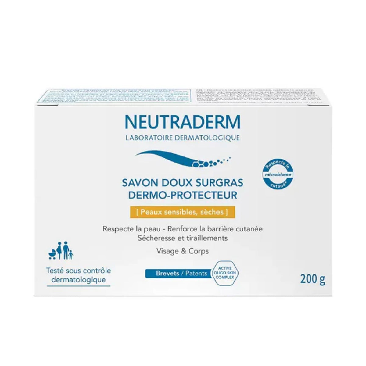 Neutraderm Savon Doux Surgras Dermo-Protecteur 200g
