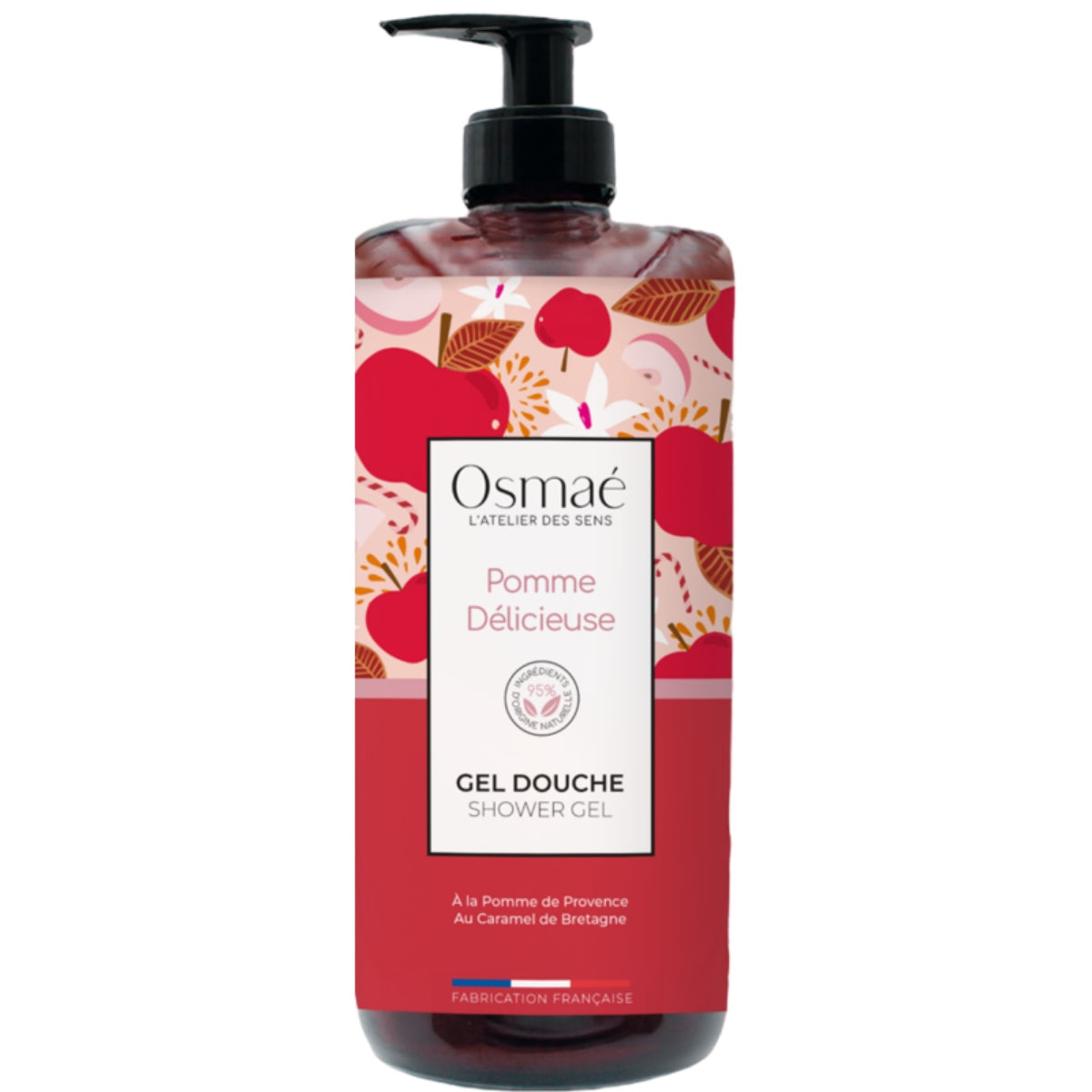 Osmaé Gel douche Pomme Délicieuse 1 L