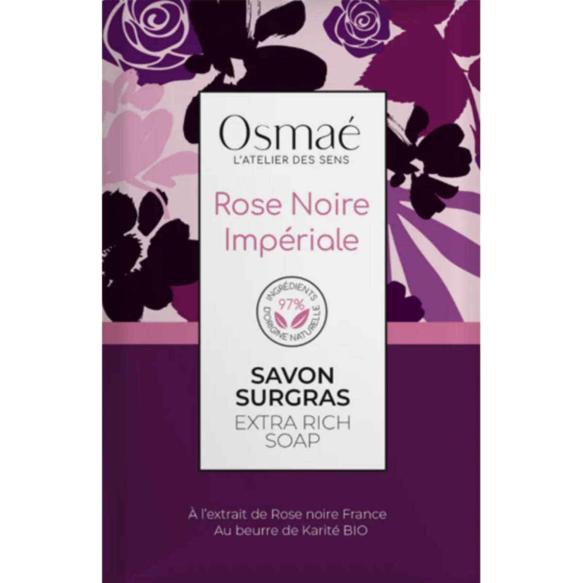 Osmaé Savon surgras Rose Noire impériale 200 g