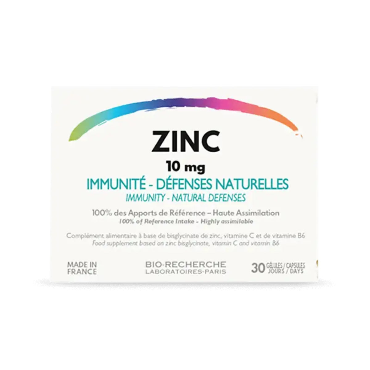 Biorecherche zinc 10 mg