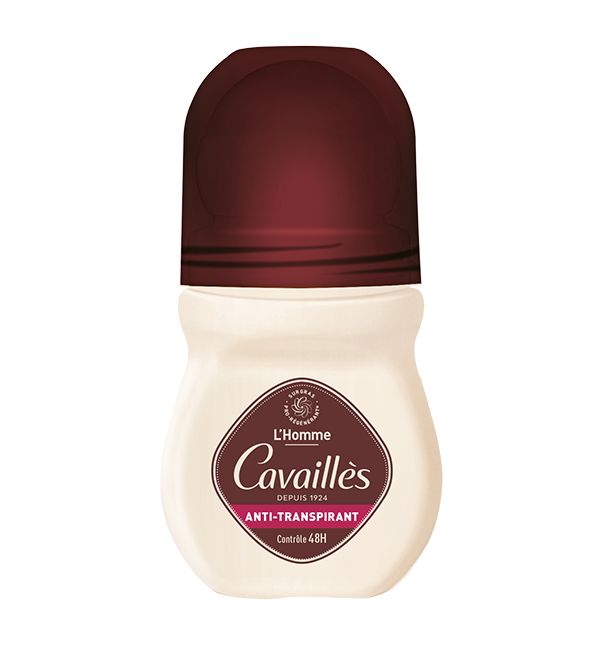 Rogé cavaillès anti trans absorb+ soin regulateur homme roll on 50 ml