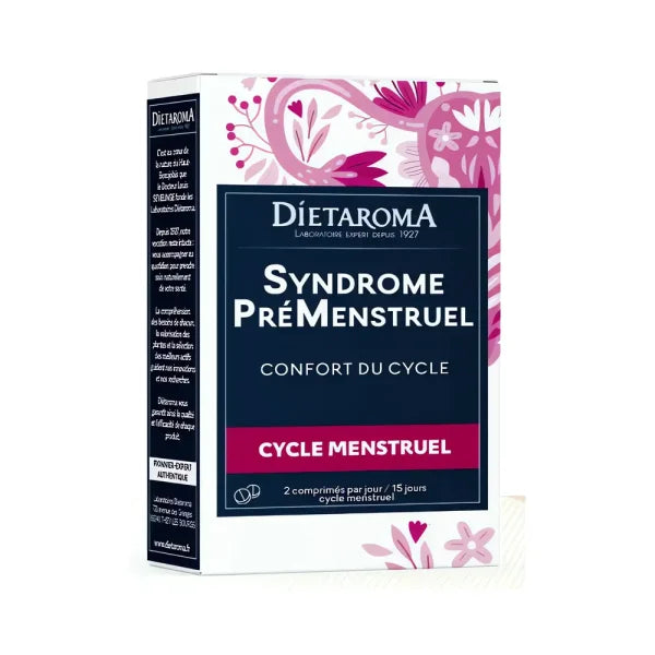 Dietaroma Syndrome Prémenstruel Confort du Cycle 30 comprimés