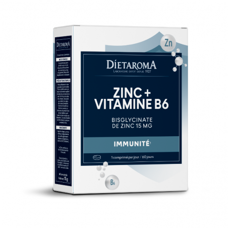 Dietaroma Zinc + Vitamine B6 60 comprimés